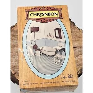 NEW Sealed Chrysnbon CHR-2111 Victorian Bathroom Model Kit F-230 1970s